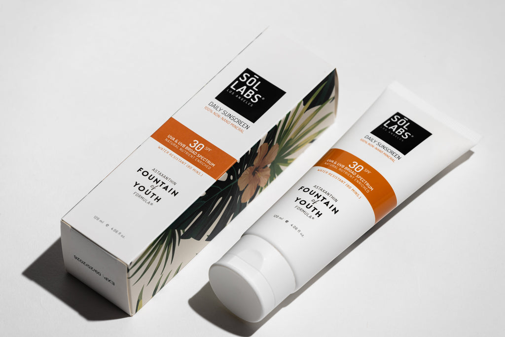 SOL LABS® Natural Mineral SPF 30 Daily Sunscreen Lotion - Broad Spectrum UVA/UVB Protection & Hydrating Formula
